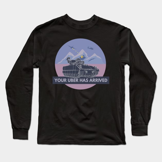 Bradley Fighting Vehicle Long Sleeve T-Shirt by NorseTech